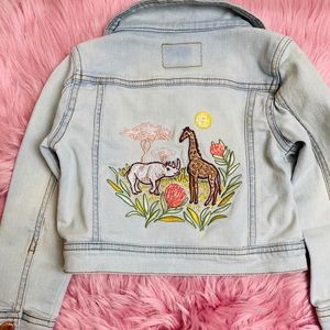 Kid girls 4T Oshkosh Exclusive jean jacket